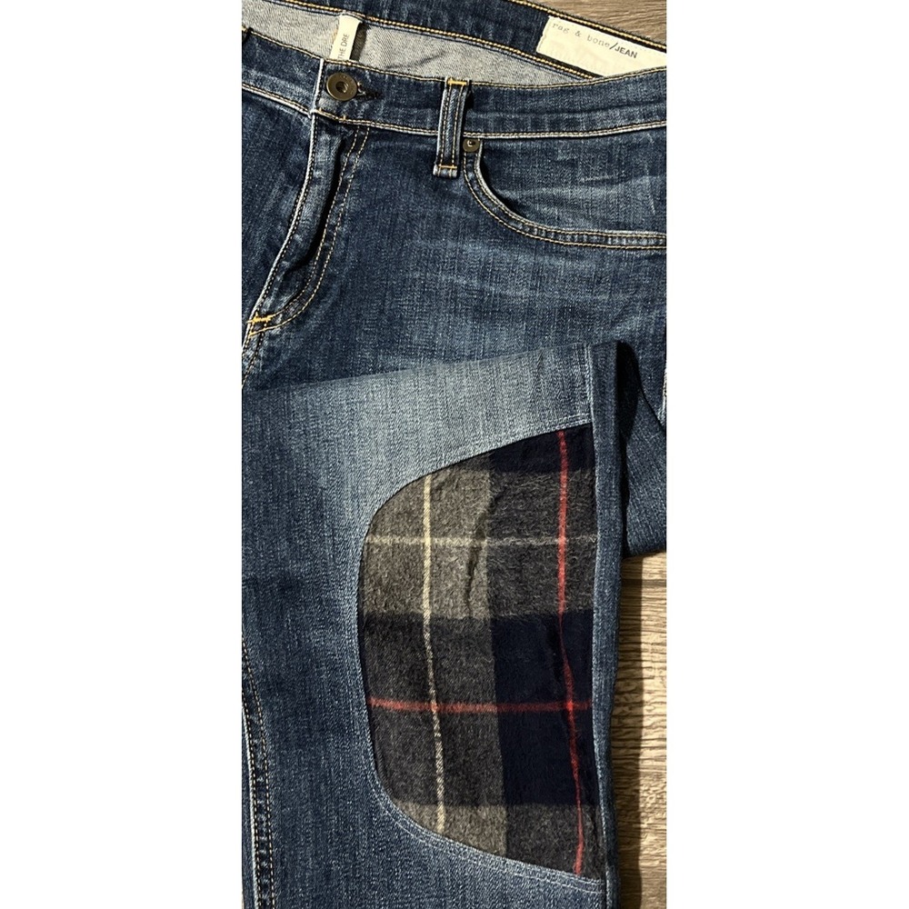 Rag & Bone The Dre Champs Workshop Mid Rise Slim Boyfriend Jean SZ 30 (33x32)